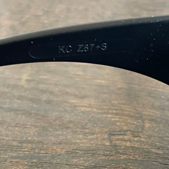 Black Safety Glasses Wrap Around Frames Only Side Shield Industrial Protective - Picture 2 of 7